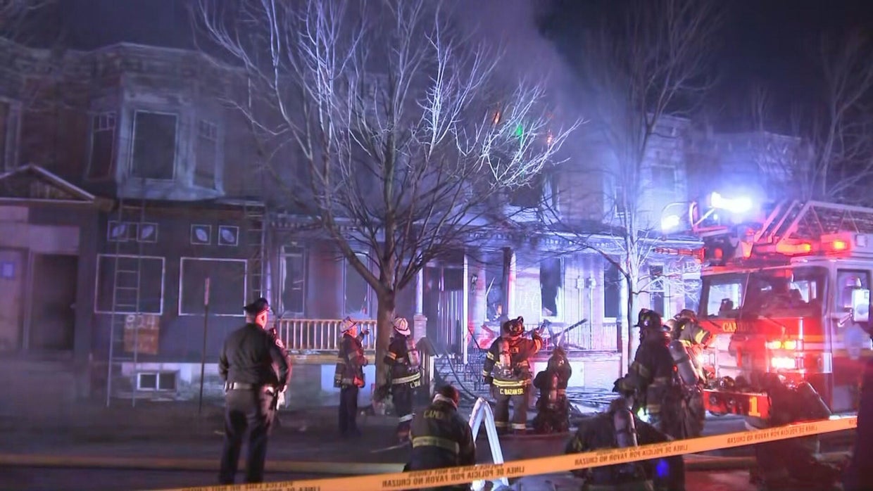 1 injured, 3 homes damaged in large fire in Camden, New Jersey ...