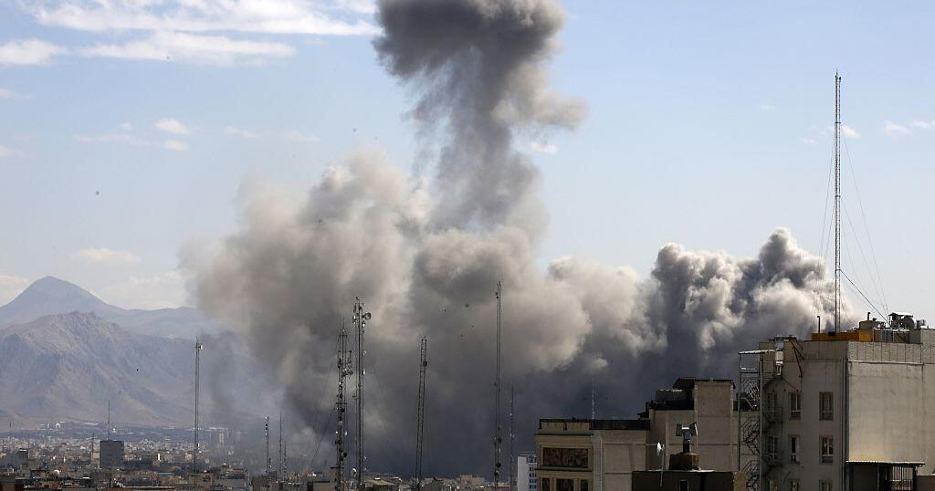 Map shows U.S.-Israel military strike locations across Iran