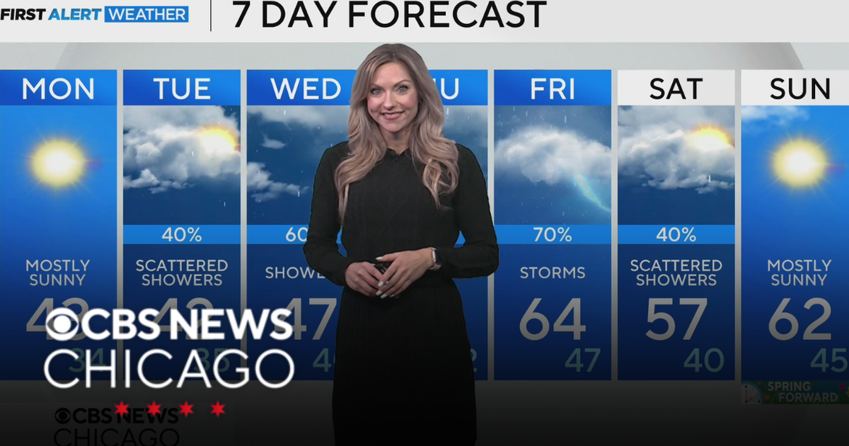 First workweek of March starts with highs in the 40s - CBS Chicago