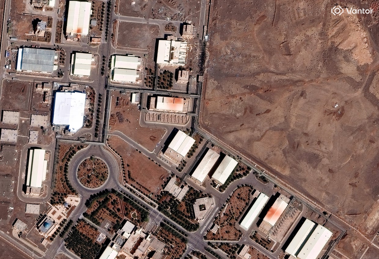 Satellite images show Iranian sites before and after airstrikes - CBS News