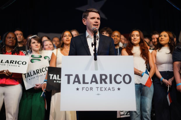 Texas State Representative Talarico Holds Primary Election Night Event 