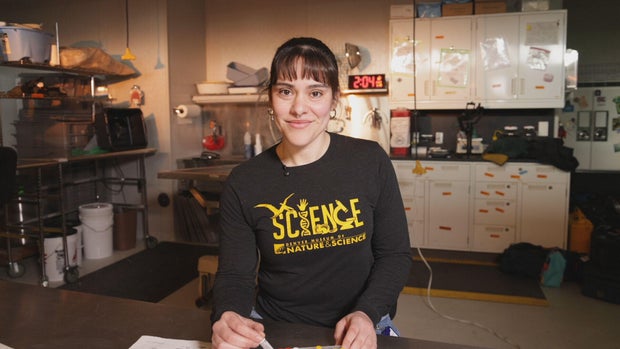 Andie Carrillo, zoology preparator with the Denver Museum of Nature and Science and a STEM mentor for Girls & Science