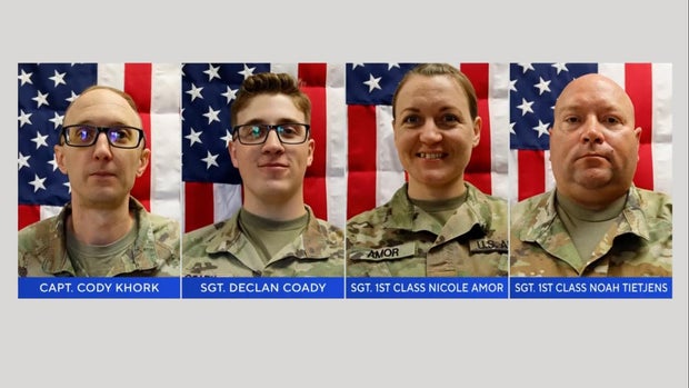 Photos of 4 U.S. service members