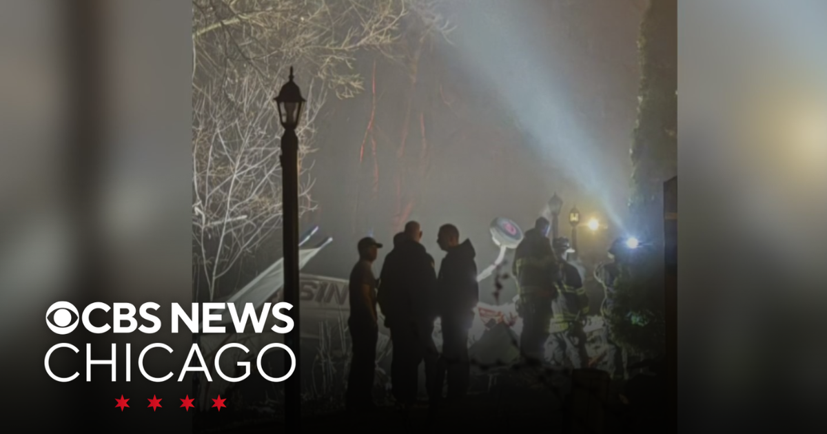 Plane crash in north Chicago suburban leaves pilot dead - CBS Chicago