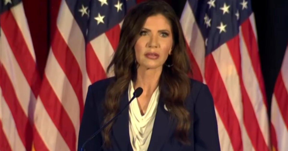 Noem doesn't address DHS ouster in remarks following Trump announcement