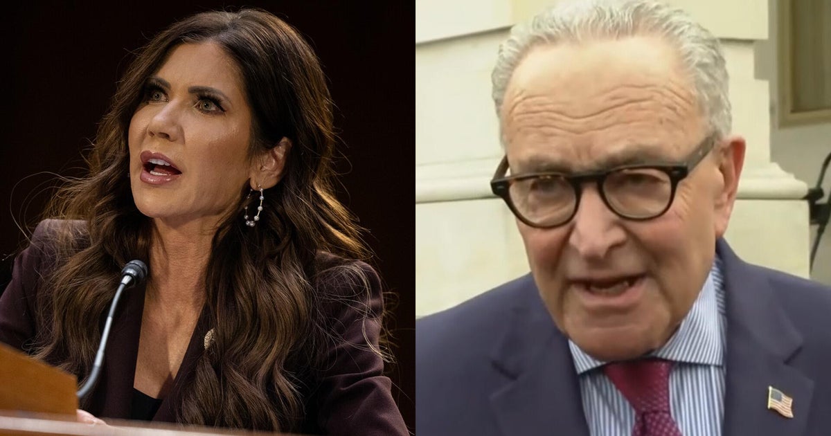 Sen. Chuck Schumer reacts to Kristi Noem ouster as DHS secretary