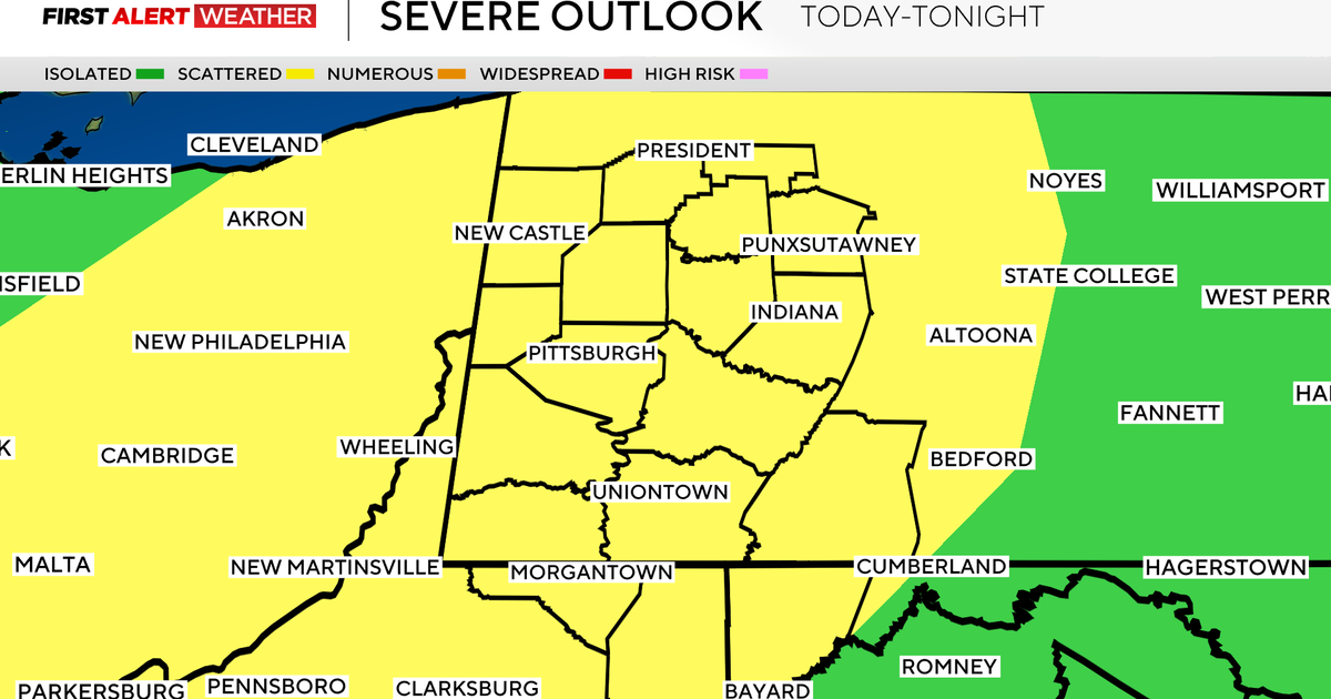 Strong afternoon storms possible in the Pittsburgh area on Saturday ...