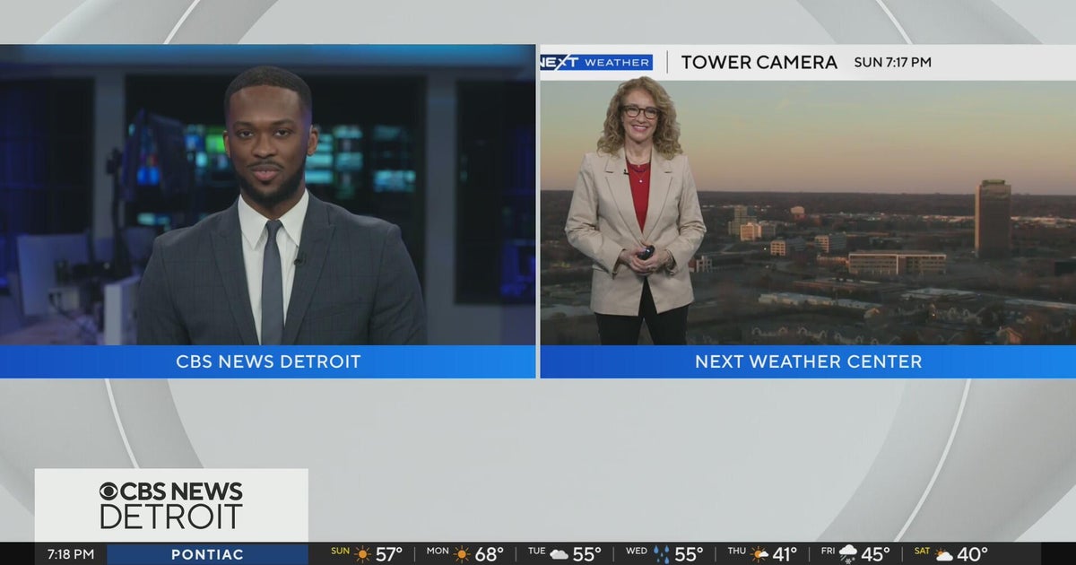 Breezy and warm to start the week - CBS Detroit