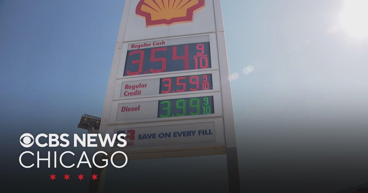 Gas prices surge amid war in Iran - CBS Chicago