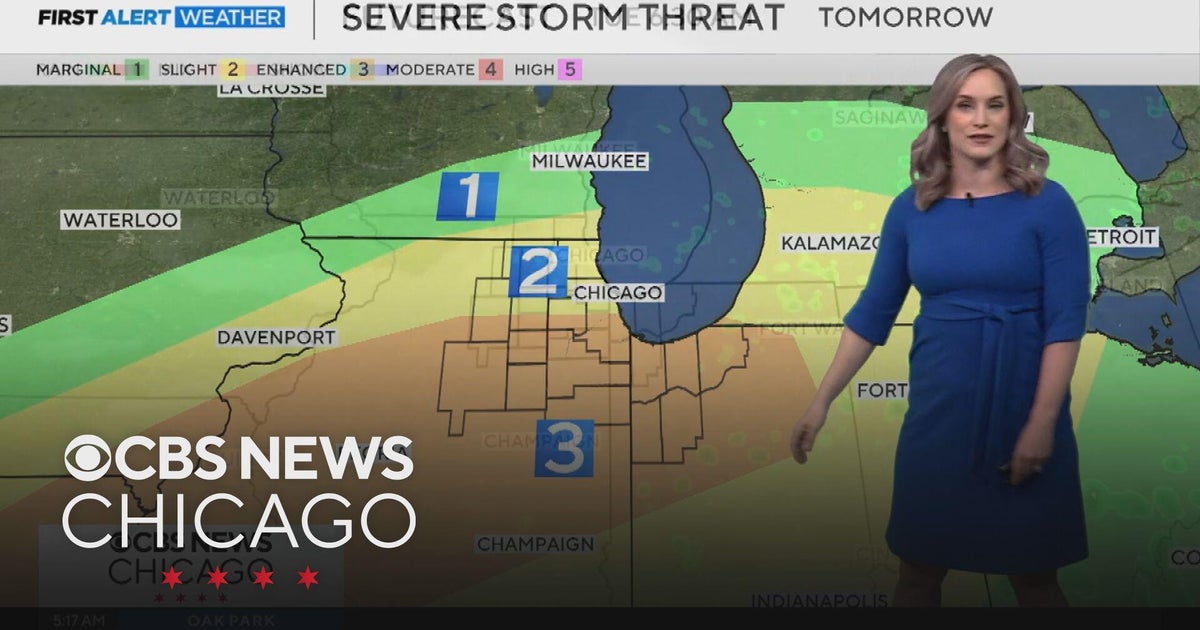 Record warmth likely Monday, storm chance Tuesday in Chicago - CBS Chicago