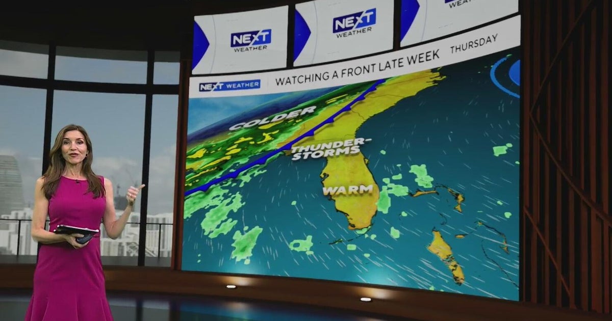 Approaching cold front to raise rain chances in South Florida later ...