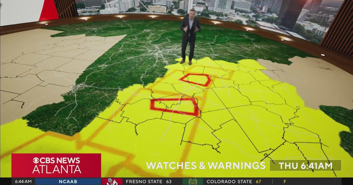 Tornado watch in effect across central and east-central Georgia as ...