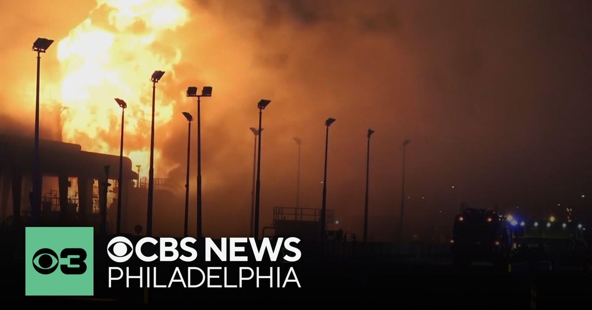 Fire erupts in Bahrain after Iran strikes fuel storage facility - CBS ...