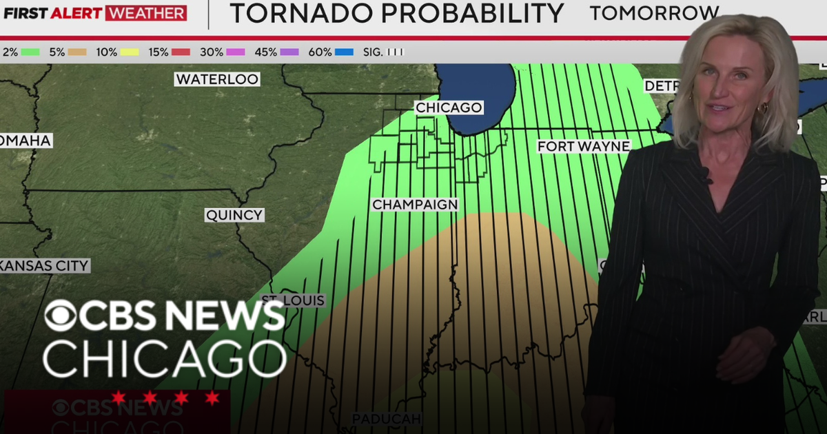 Severe storms expected late Sunday afternoon - CBS Chicago