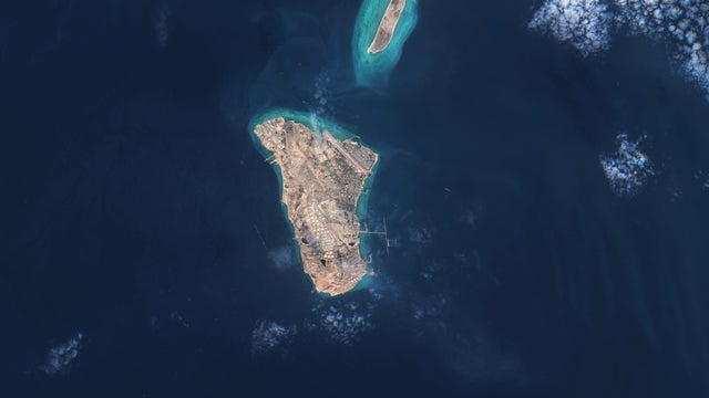 Satellite Imagery Of Kharg Island In Iran 