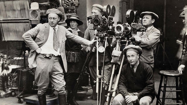 Director Cecil B. DeMille and Film Crew 