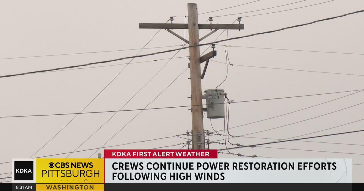 Utility Companies Continue Power Restoration Efforts Throughout Pittsburgh