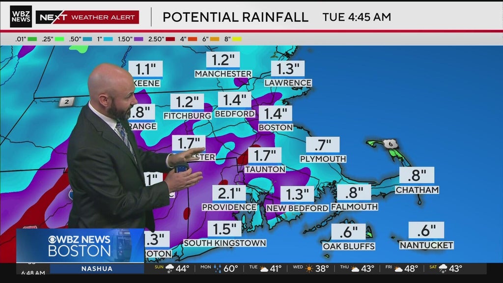 Next Weather: WBZ morning forecast for March 15, 2026