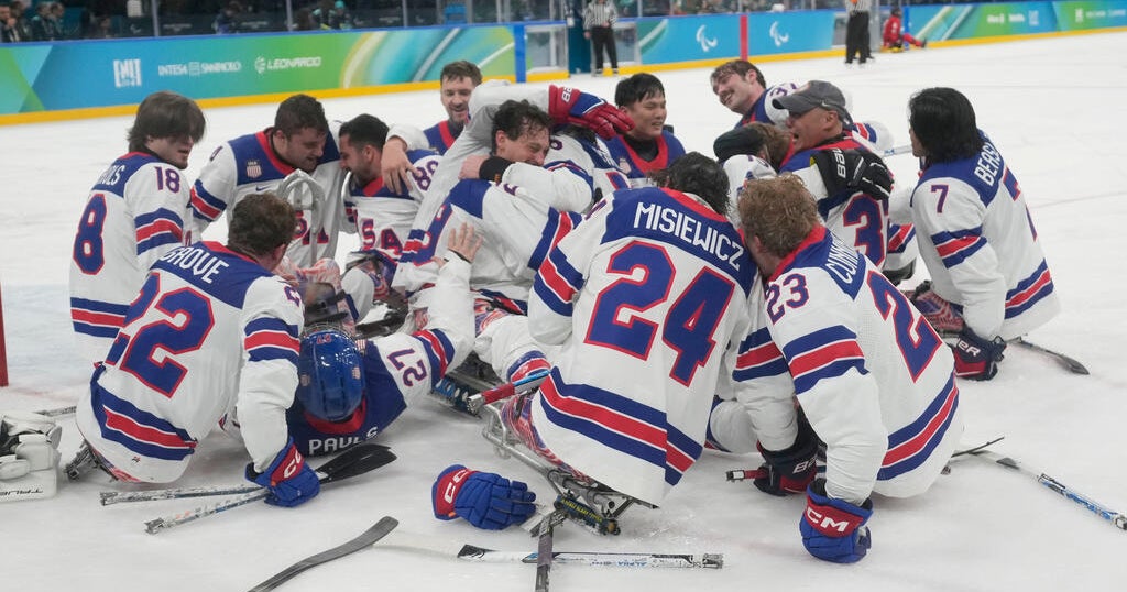 U.S. beats Canada in Para ice hockey final to complete Team USA sweep