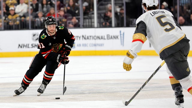 Blackhawks Golden Knights Hockey 