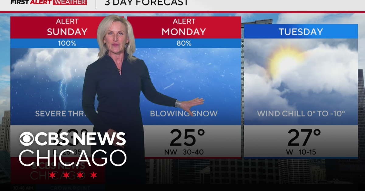 Severe storms in Chicago on Sunday - CBS Chicago