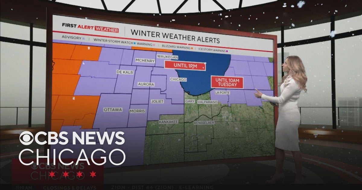 Frigid cold in store for Tuesday in Chicago - CBS Chicago