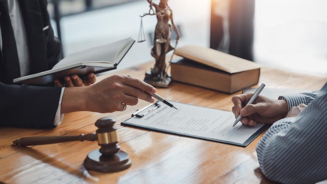 Sign the agreement The Concept of Legal Procedure and Litigation. 