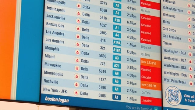 Logan Airport delays 