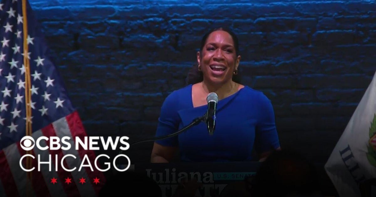 Julianna Stratton speaks after projected win in Illinois Democratic ...