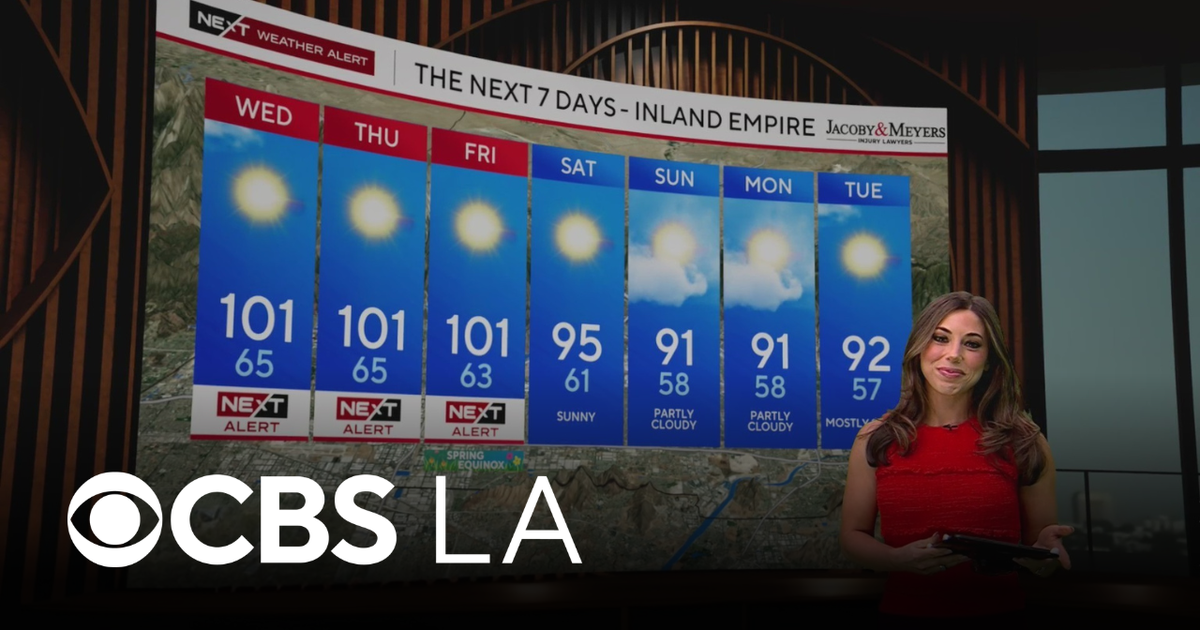 Alex Biston's NEXT Weather Forecast - CBS Los Angeles