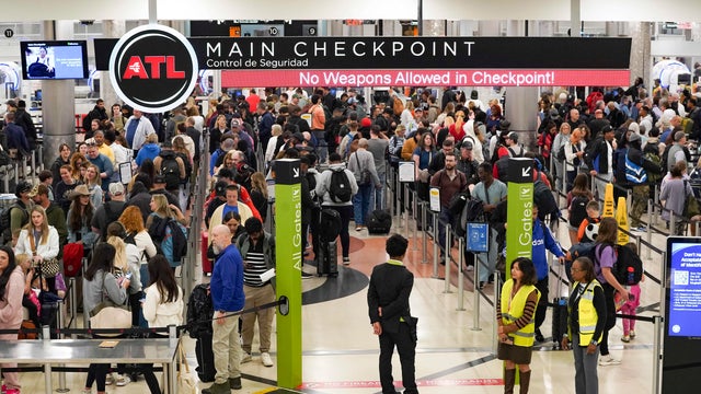DHS Shutdown Combined With Large Disruptive Weather System Creates Long Lines At Atlanta Airport 