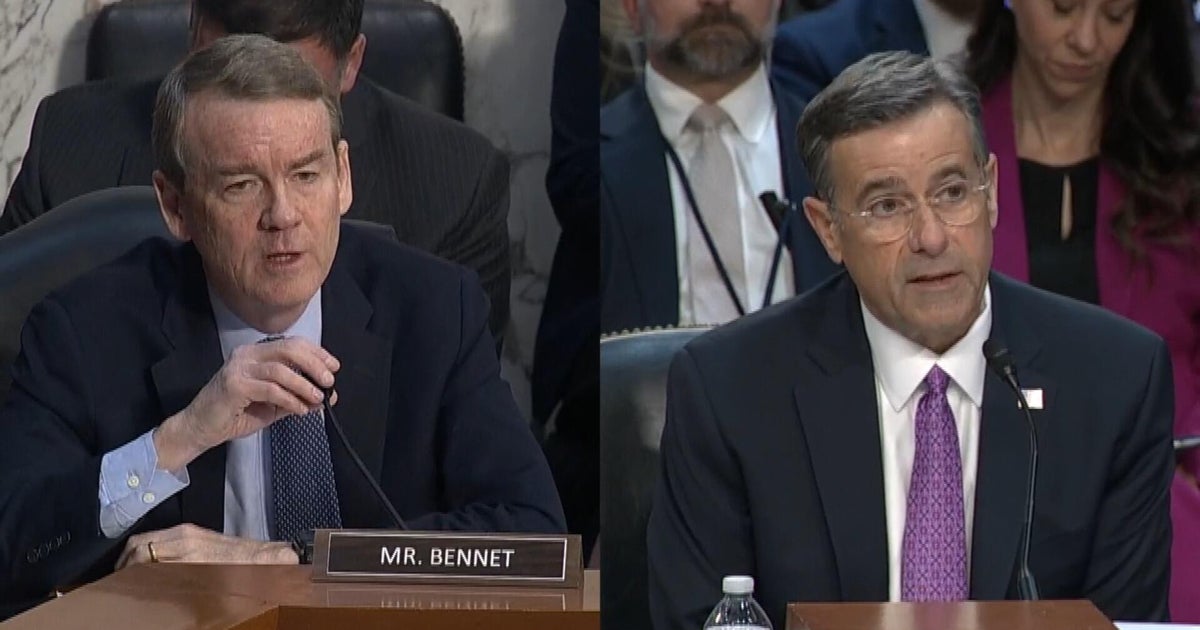 Watch: Sen. Bennet and CIA director Ratcliffe clash over goals of Iran war