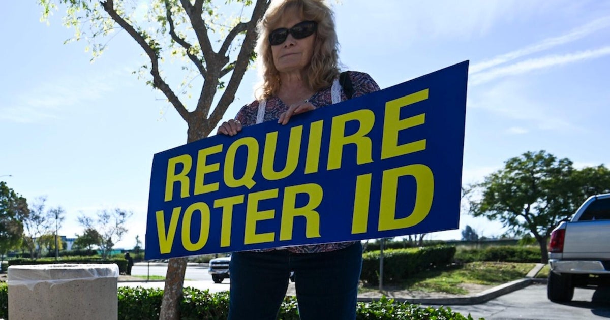 Americans widely support requiring photo ID to vote, new CBS News poll finds