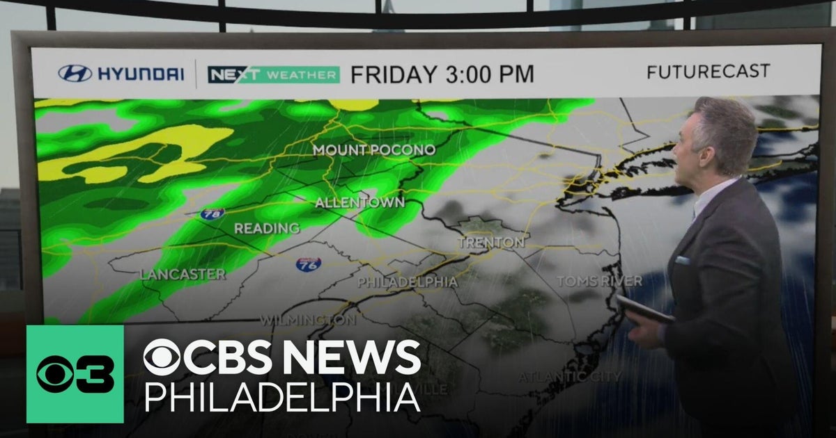 Mainly clear Thursday night, tracking rain Friday in Philadelphia ...
