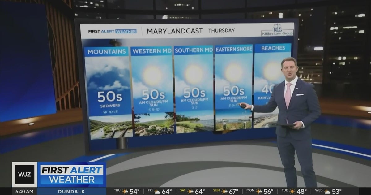 Cool Thursday before Spring arrives in Maryland Friday - CBS Baltimore