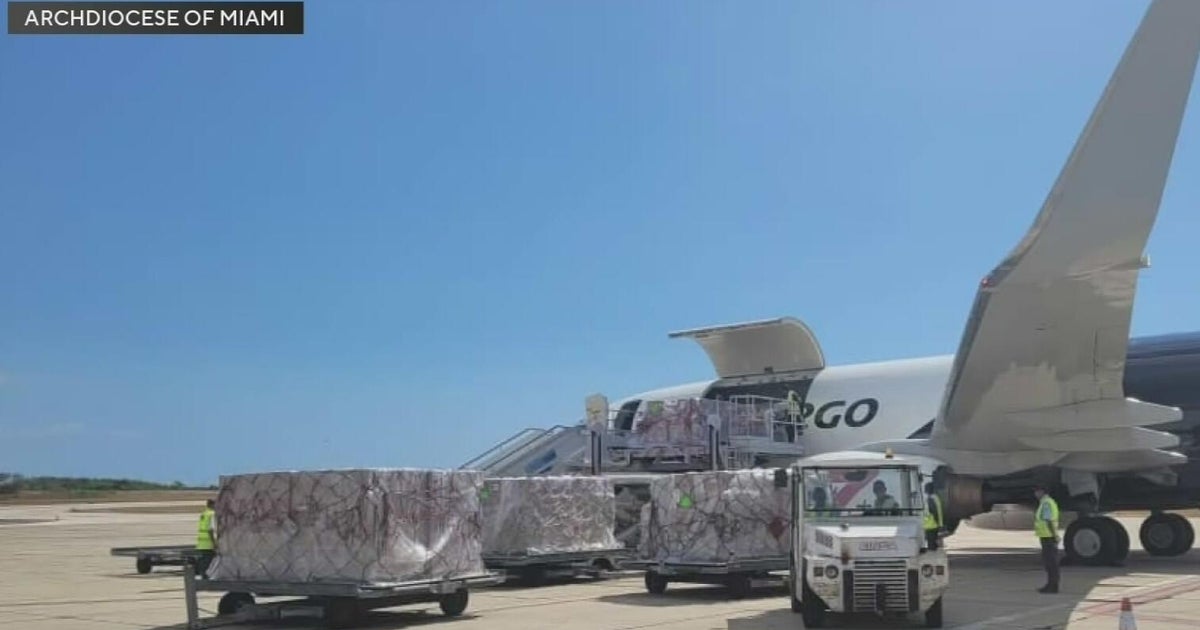 Humanitarian aid headed to Cuba from MIA as protesters gather to demand freedom for island nation