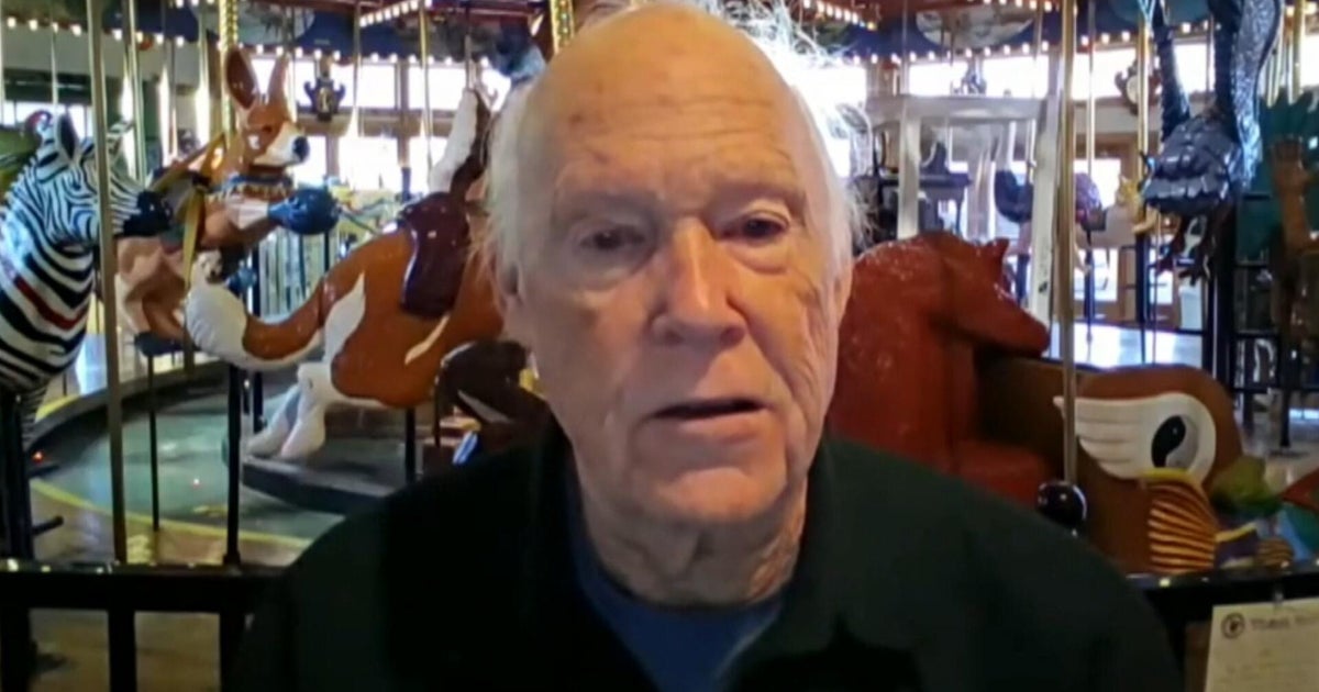 Man's carousel avoided fire that tore through shopping center, but he still found a way to help