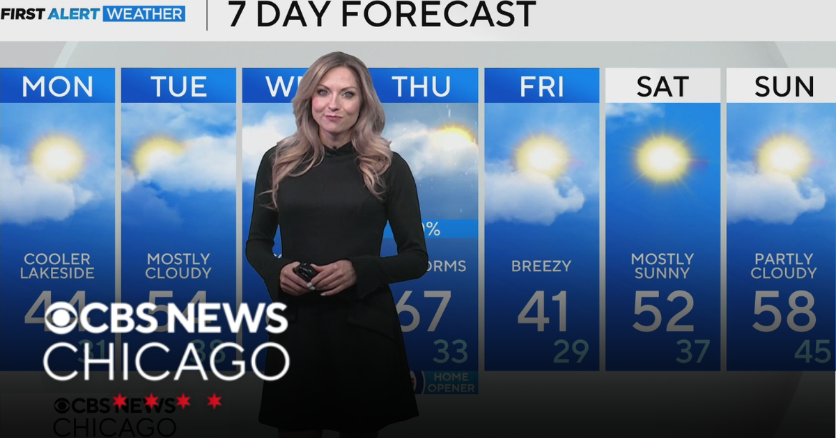 Clouds remain with lows near 30 for Chicago Sunday night - CBS Chicago