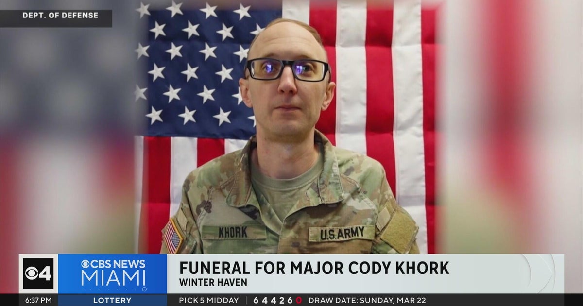 Florida community mourns Major Cody Khork