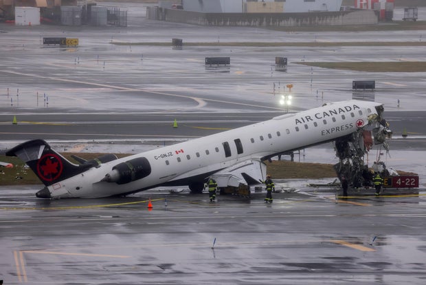 LaGuardia Crash Kills Two After Air Canada Jet Hits Vehicle 
