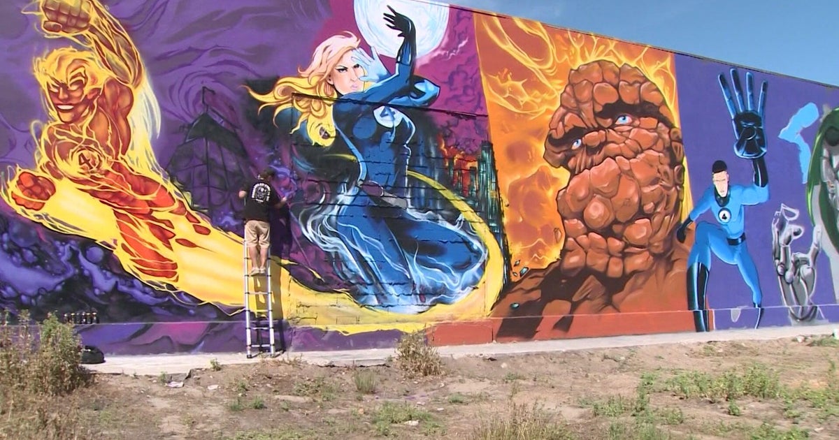 Stockton artists raising money for Fantastic Fours hometown graffiti mural