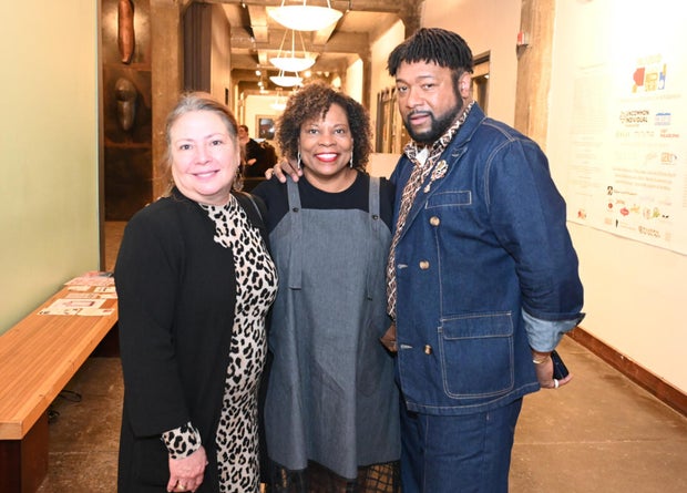 People pose for photos at Inliquid Art Bash 2026 