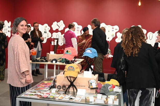 People pose for photos at Inliquid Art Bash 2026 