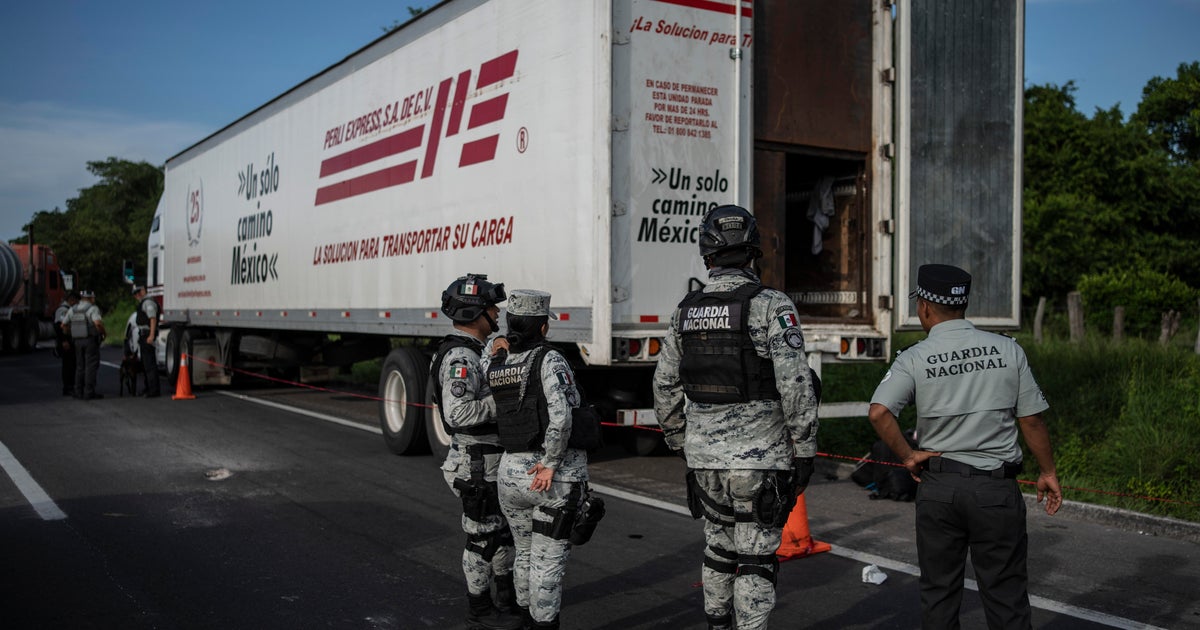 Authorities find 229 migrants calling for help trapped in back of truck in Mexico