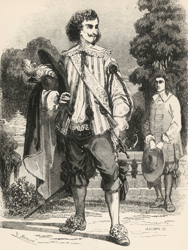 D'Artagnan, illustration from The Three Musketeers
