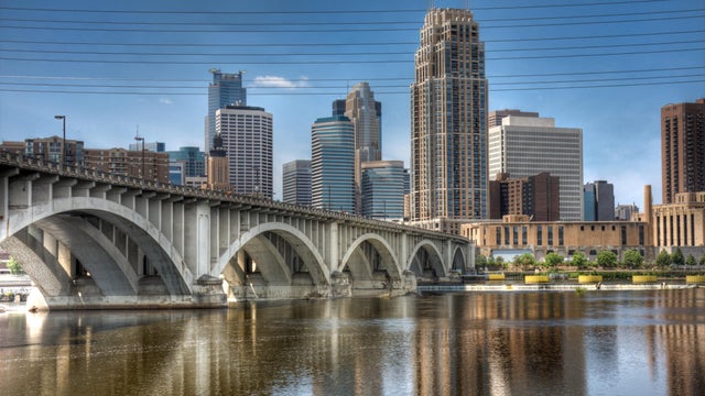 Minneapolis from St. Anthony Falls 