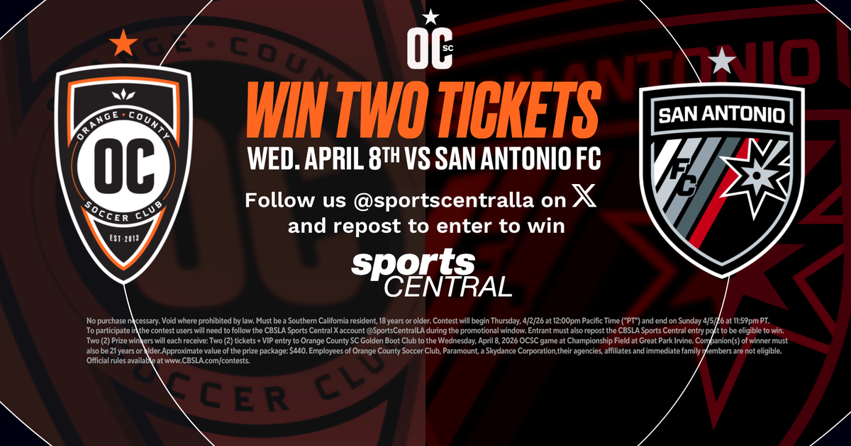 Orange County Soccer Club April Ticket Giveaway Rules - CBS Los Angeles
