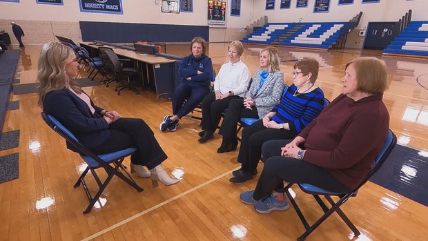 Members of the Immaculata University "Mighty Macs" 