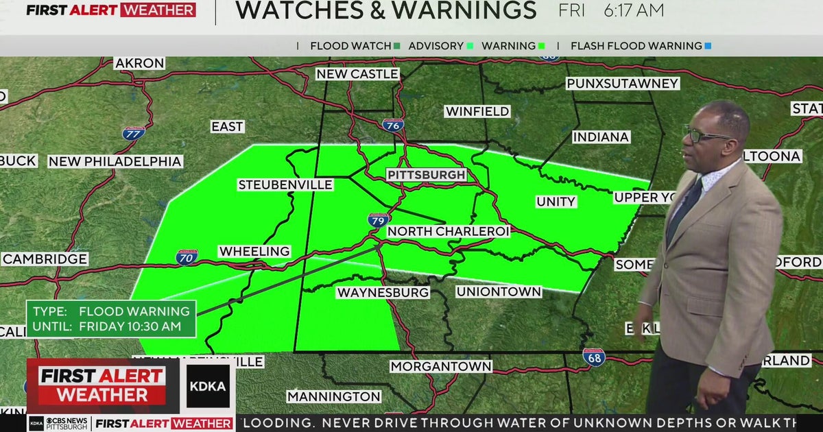 Rain moves out of Pittsburgh on Friday morning | KDKA First Alert ...