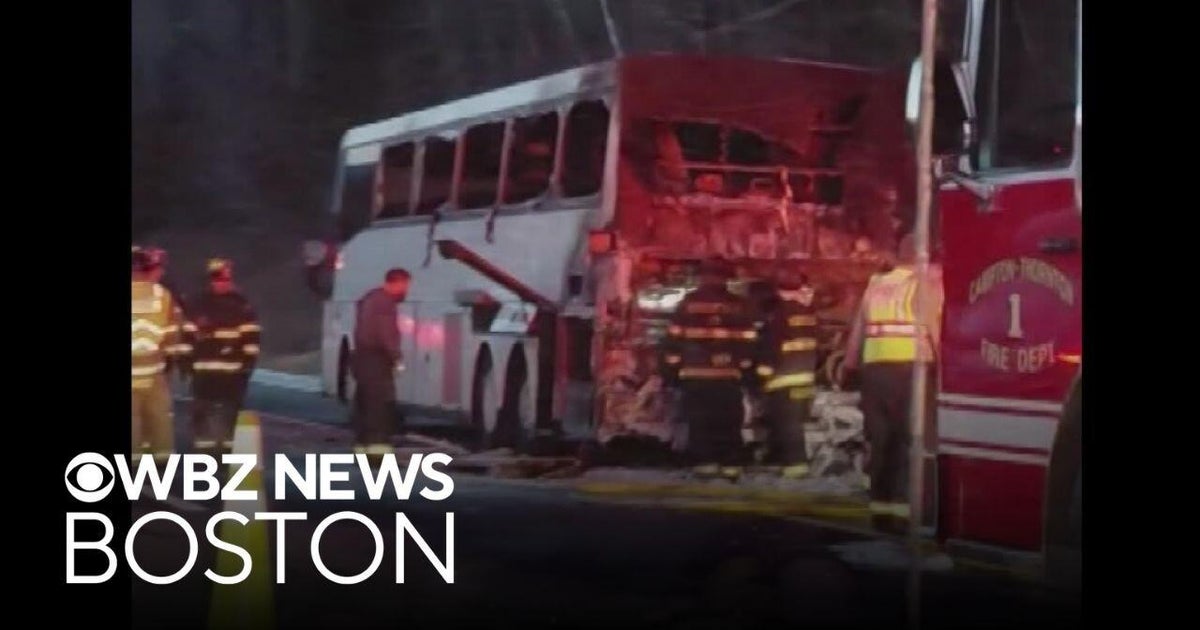 Bus carrying Massachusetts students catches fire in New Hampshire
